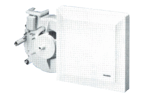 ER 17/60-2 G IM0018301.PNG Ventilatoreinsatz mit Filter und Innenabdeckung für Einrohr-Entlüftungssystem ERU 17/60, Ausführung mit Grundlastschaltung