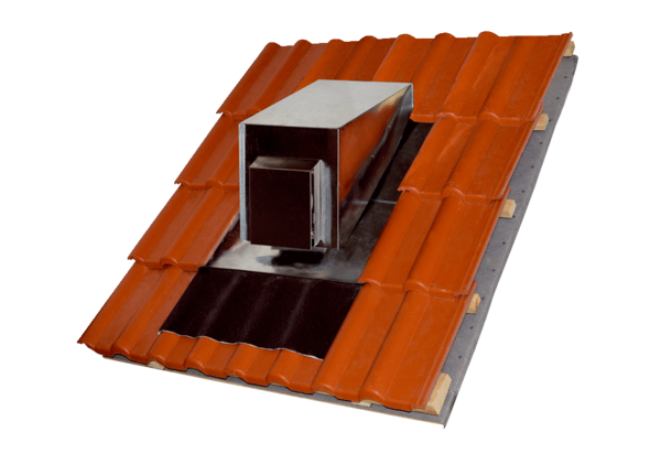 Dachdurchführung IM0018324.PNG Dachdurchführungen für Einzelraumlüftungsgerät PushPull 45 und PushPull Balanced PPB 30