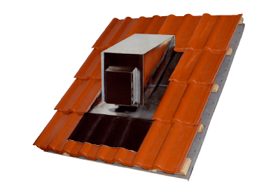 Roof outlet IM0018324.PNG Roof outlets for PushPull 45 and PushPull Balanced PPB 30 single-room ventilation unit