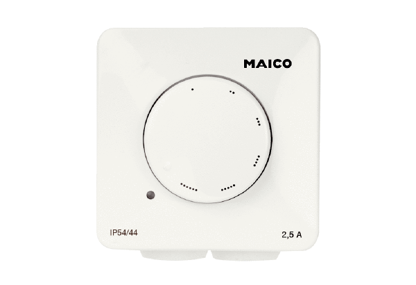STX 1,5 IM0018494.PNG Regulátor otáček pod omítku nebo na stěnu, maximální zatížení 1,5 A