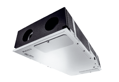 WS 300 Flat IM0018556.PNG Centralised ventilation unit with heat recovery, up to 300 m³/h