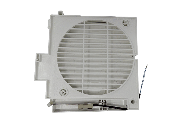 KR ECA 150 ipro IM0018771.PNG Shutter frame with electrically operated internal shutter as spare part for various small room fans of the ECA 150 ipro K group