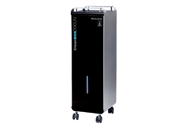CleanBox 300 UV IM0019722.PNG Épurateur d'air mobile avec filtre HEPA (H14) et lampes UV-C, filtre jusqu'à 99,995 % de tous les bactéries et virus, débit d'air 300 m³/h