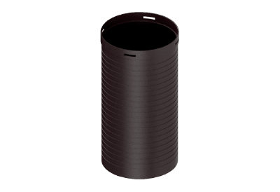 MA-VR250 extension duct IM0020294.PNG Plastic extension duct for MA-U deflection pieces