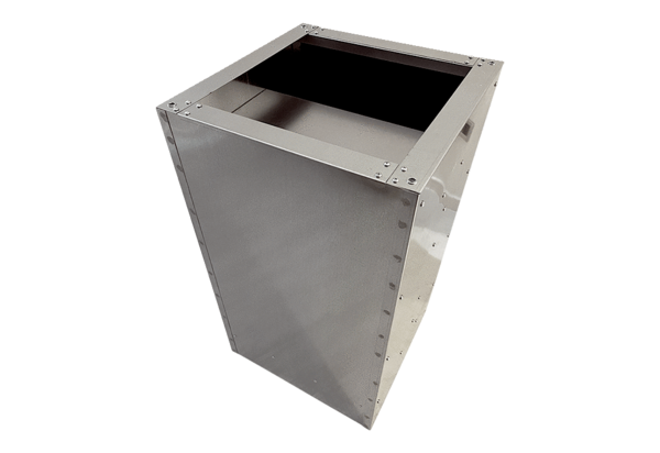 SDVI IM0020757.PNG Socket sound absorber with shortened baffle for suction-side sound insulation of centrifugal roof fans