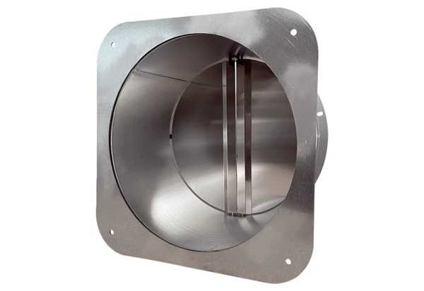 VKRI 40-45 IM0020765.PNG Airstream-operated duct shutter with rounded connection plate, DN 400-450
