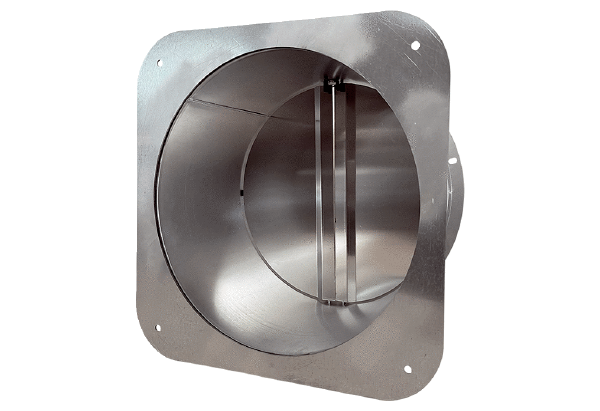 VKRI 40-45 IM0020765.PNG Volet de fermeture pour gaine ronde avec plaque de raccordement arrondie, automatique, DN 400-450