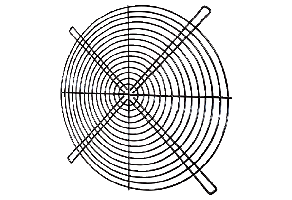 SGRI 140 IM0020793.PNG Grille de protection ronde, métallique, grise, DN 1400