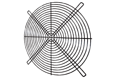 SGRI, SGRI v IM0020793.PNG Grille de protection ronde en métal, pour DN 315-1600, accessoire pour souffleurs centrifuges, tourelles d'extraction centrifuges et ventilateurs hélicoïdes pour gaines rondes