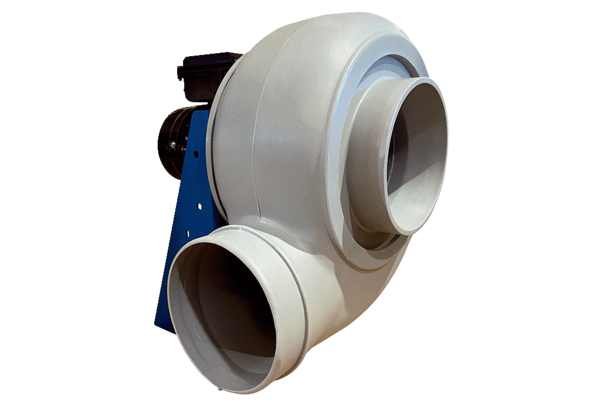 GRK R 35/4 D IM0020945.PNG Centrifugal blower made of plastic with round exhaust opening, size 350, three-phase AC, 4-pin