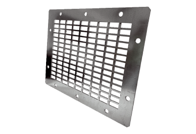 SGAI GR IM0021187.PNG Grille de protection de soufflage rectangulaire en métal, pour DN 200-280, accessoire pour souffleur centrifuge GRM HD Ex