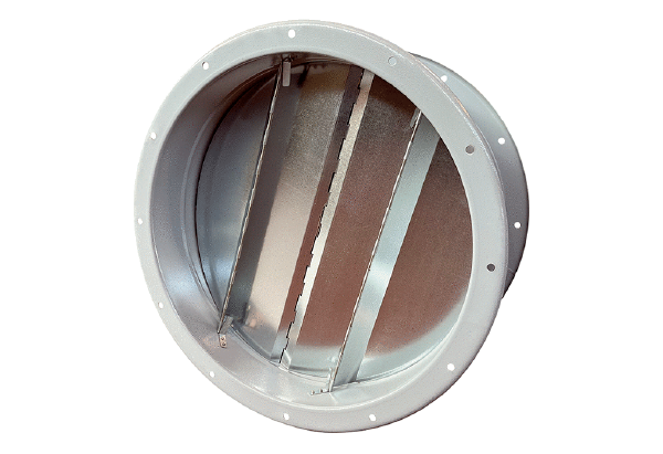 VKRI R 63 IM0021327.PNG Volet de fermeture pour gaine ronde avec plaque de raccordement ronde, automatique, DN 630