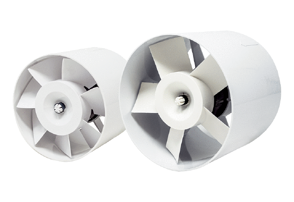 ERV 120 / ERV 150 duct-mounted fans IM0021904.PNG Simple duct-mounted fan can be flexibly installed