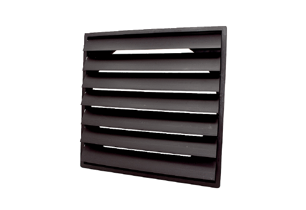 AS 40 Ex IM0021918.PNG Airstream-operated shutter, DN 400, made of conductive plastic, only suitable for outgoing air