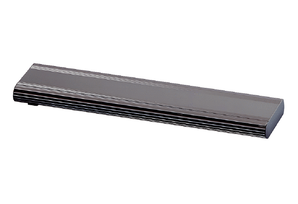 AL-dB 450-IS-G IM0022977.PNG Partie intérieure du clapet de fenêtre AL-dB 450-IS-G. Couleur : gris, similaire à RAL 9006. Classe de filtre ISO Coarse 30 % (G2) (filtre standard), prédécesseur Aerex, N° de réf. : 0048.0180