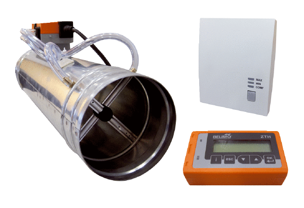 VSR IM0023129.PNG Régulateur de débit d'air variable (VAV) avec régulateur électronique et capteur de différence de pression intégré
