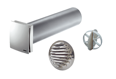 DN 125 IM0023186.PNG Sound-insulating DN 125 outside air openings for a draught-free fresh air supply using outside air