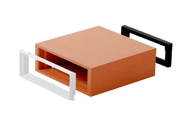 RV 2 VH IM0023364.PNG Horizontal pre-installation set as a necessary accessory for the installation of RV 2 single-room ventilation units in a horizontal position