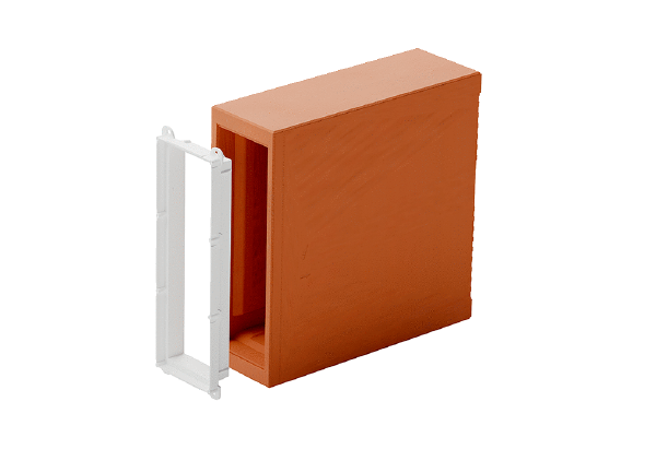 RV 2 VS IM0023377.PNG Pre-installation set for left-hand soffit as a necessary accessory for the installation of RV 2 single-room ventilation units in prefabricated external façades