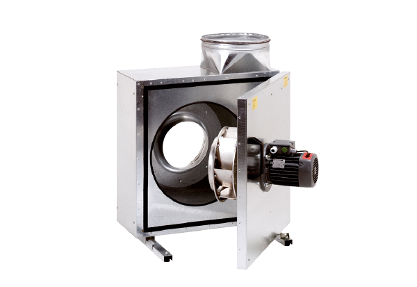EKR 20-3 EC IM0023848.PNG Caisson d'air sortant insonorisé, DN 200, courant alternatif, technologie EC