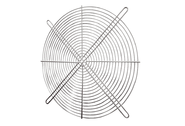 SGRI v 100 IM0024133.PNG Grille de protection ronde, métallique, grise, galvanisée, DN 1000