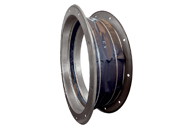 ELI v Ex 90 IM0024145.PNG Flexible couplings for the sound and vibration damped connection of ventilation ducts, suitable for use in areas subject to explosion hazards, galvanised, DN 900
