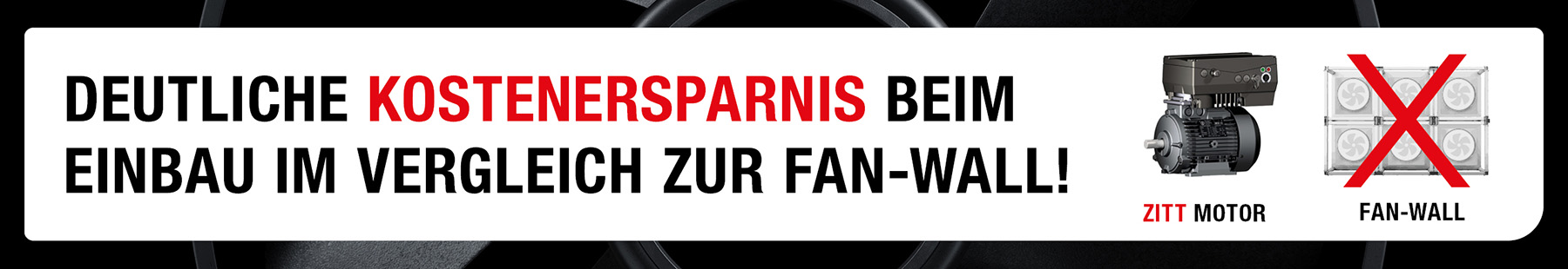 Riemengetriebene Lueftung ZITTAntrieb